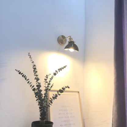 DecorBites™ Green Glass Copper LED Wall Lamp Sconce Modern Nordic Design