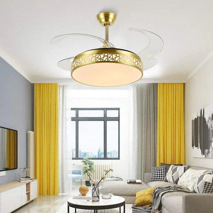 DecorBites™ Ceiling Fan with LED Lights and Remote Control, Wholesale Factory Fan Covers