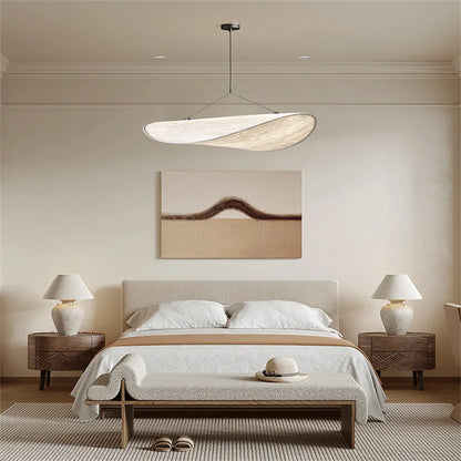 DecorBites™ Japanese Style Non-Woven Chandelier - Modern Wabi Sabi Design for Living Room Bedroom.