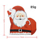 20Pcs/Bag Cartoon Die Cut Santa Claus Stocking Tree Decoupage Paper Napkins Paper Serviettes for Christmas Party Tableware Decor