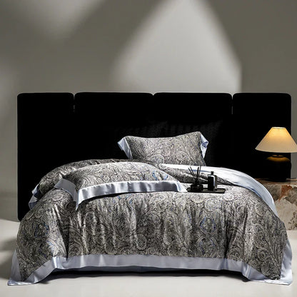 Decobites Silk Modal Digital Printing Bedding Set for Luxurious Comfort