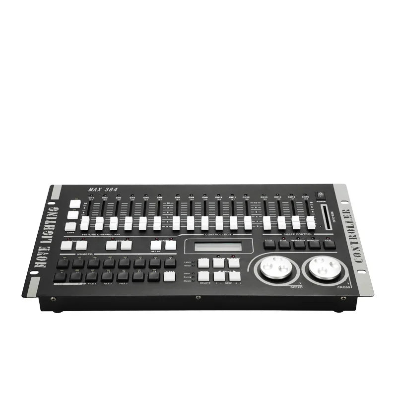 Controlador de iluminación DMX Max 384 Decorbites™ para escenario, boda, Par, cabeza móvil, haz.