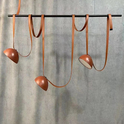 DecorBites™ Leather Pendant Light: Modern Nordic DIY Chandelier for Home and Office Decor