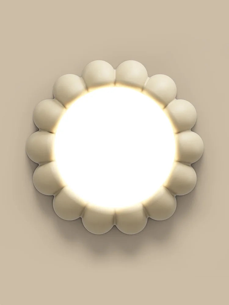 Lámparas de techo DecorBites™ Cream Wind para dormitorio - Diseño de espectro completo inspirado en celebridades de internet