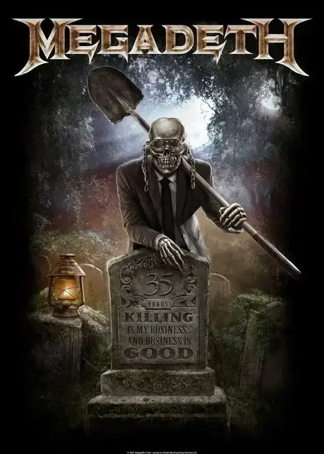 DecorBites™ Megadeth Canvas Poster: Rock Music Wall Art