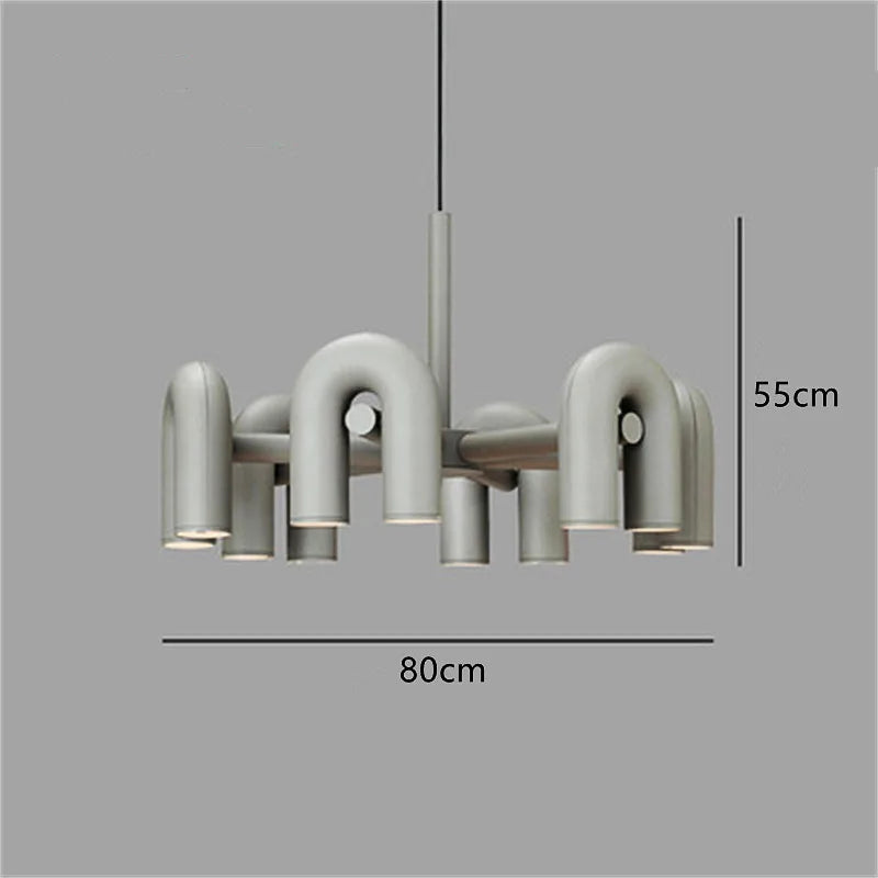 DecorBites™ Cirkus Tube Wall Lamp: Minimalist U-shaped Sconce for Bedside Reading & Decor