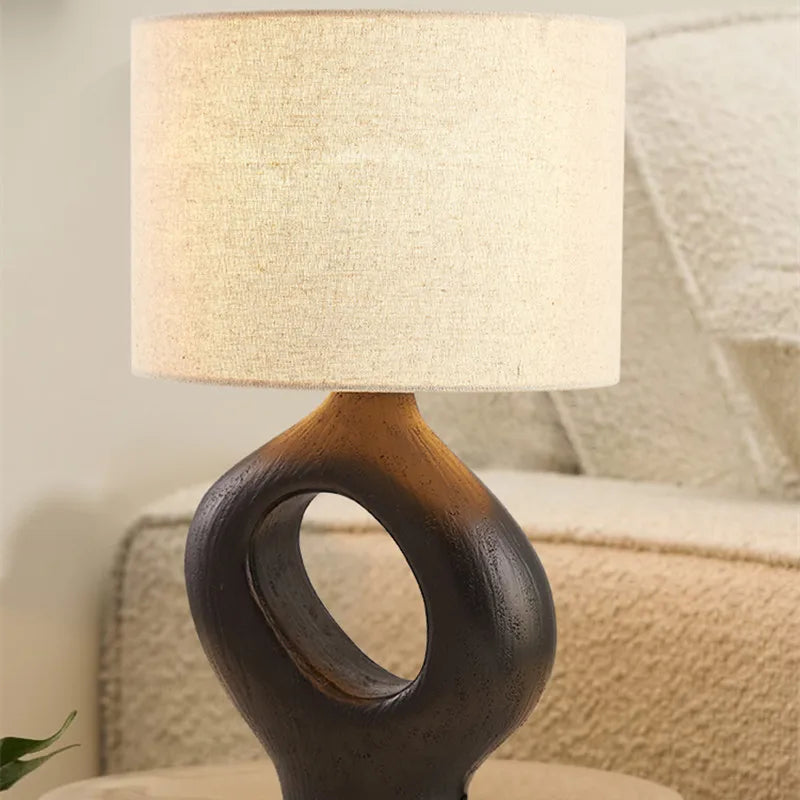 Lámpara de suelo japonesa Wabi Sabi E27™ de Decorbites para decoración del hogar, sala de estar, dormitorio