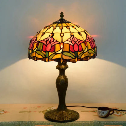 Decorbites™ Libelle Tiffany Bleiglas Tischlampe Vintage Schreibtisch Restaurant Schlafzimmer Beleuchtung