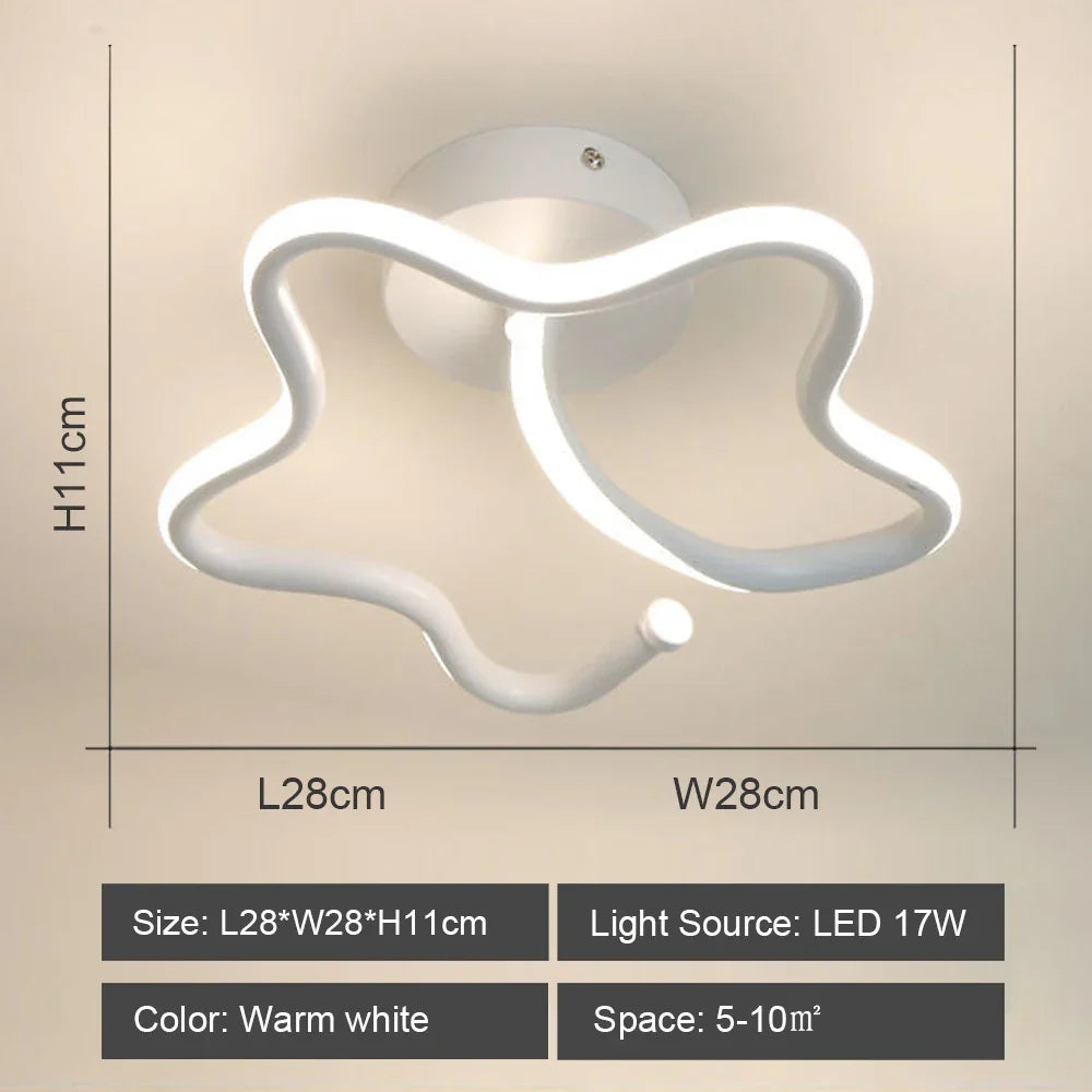 Lámpara de techo LED DecorBites™ para iluminación moderna de salas de estar y dormitorios