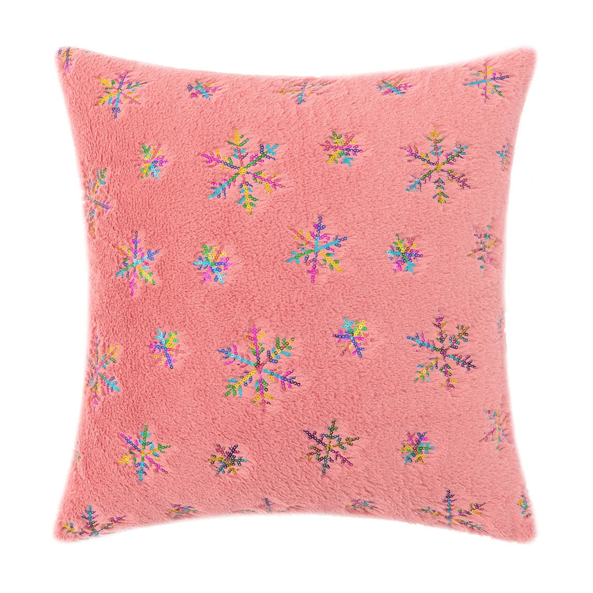 DecorBites™ Bronzed Feather Style Plush Pillowcase - Festive Home Decor