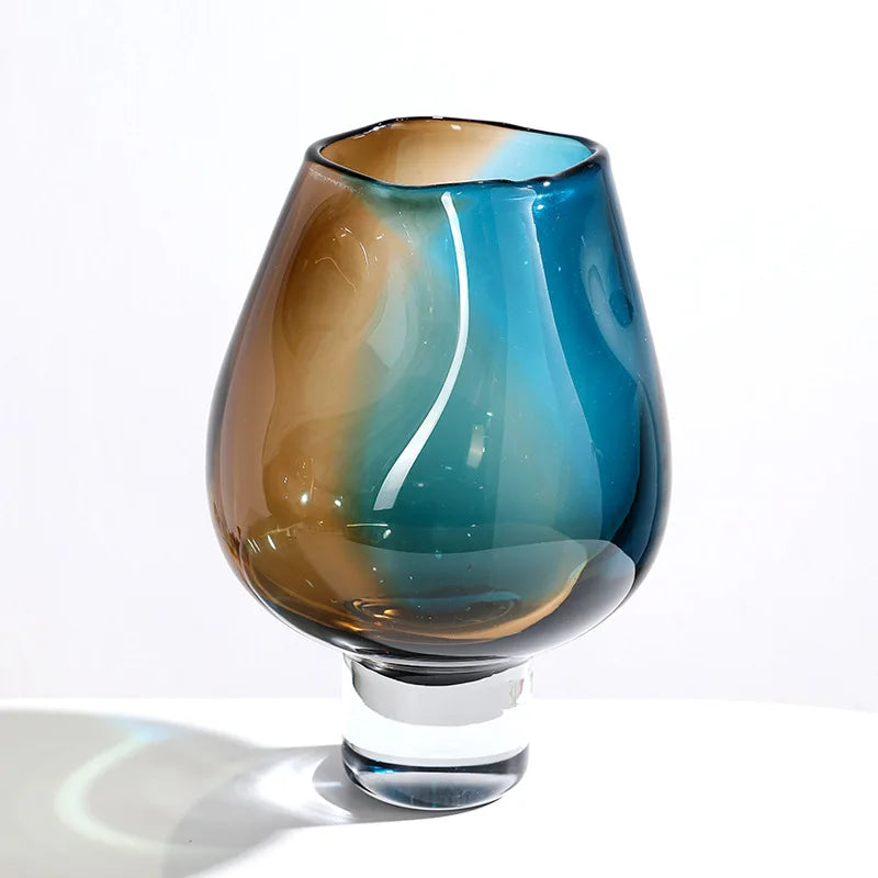 DecorBites™ Gradient Glass Vase Flower Arrangement Home Decor Bouquet Vaseäß