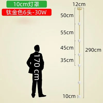 Lámpara de araña de cristal lineal DecorBites™ | Minimalista negro/dorado | Diseño creativo de 5/6/7/8 luces