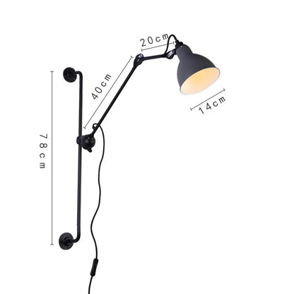 DecorBites™ Adjustable Rotating LED Wall Lamp for Bedroom & Living Room