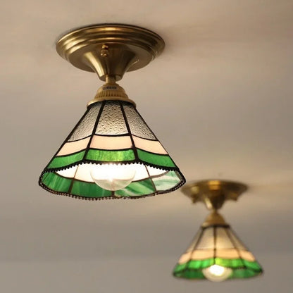 DecorBites™ Glass LED Ceiling Lamp Modern Copper Socket Ceiling Lights