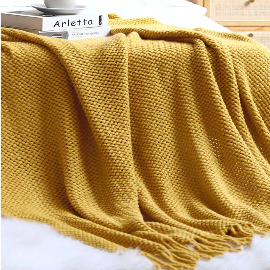 Nordic Wool Sofa Blanket