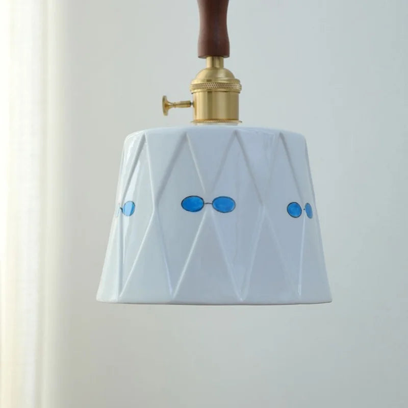 DecorBites™ Ceramic LED Pendant Light with Adjustable Wire, Modern Nordic Design