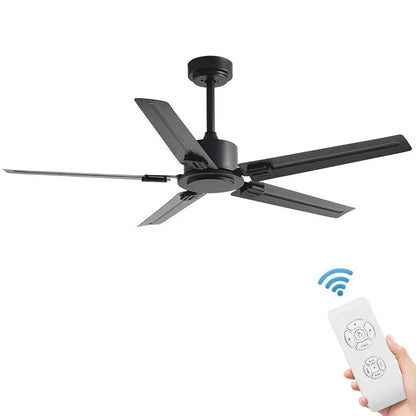 مروحة سقف حديثة بمحرك تيار مستمر 35 وات من ديكوربايتس™ مقاس 52/56 بوصة مع جهاز تحكم عن بعد