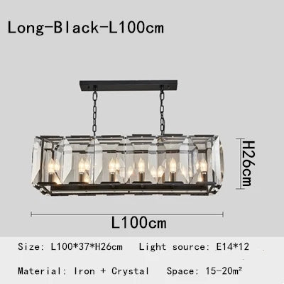 DecorBites™ Crystal Chandeliers: Modern Luxury LED Lighting Fixtures for Home Decor