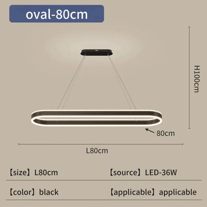 DecorBites™ Large Chandelier: Nordic Loft Staircase Pendant Light