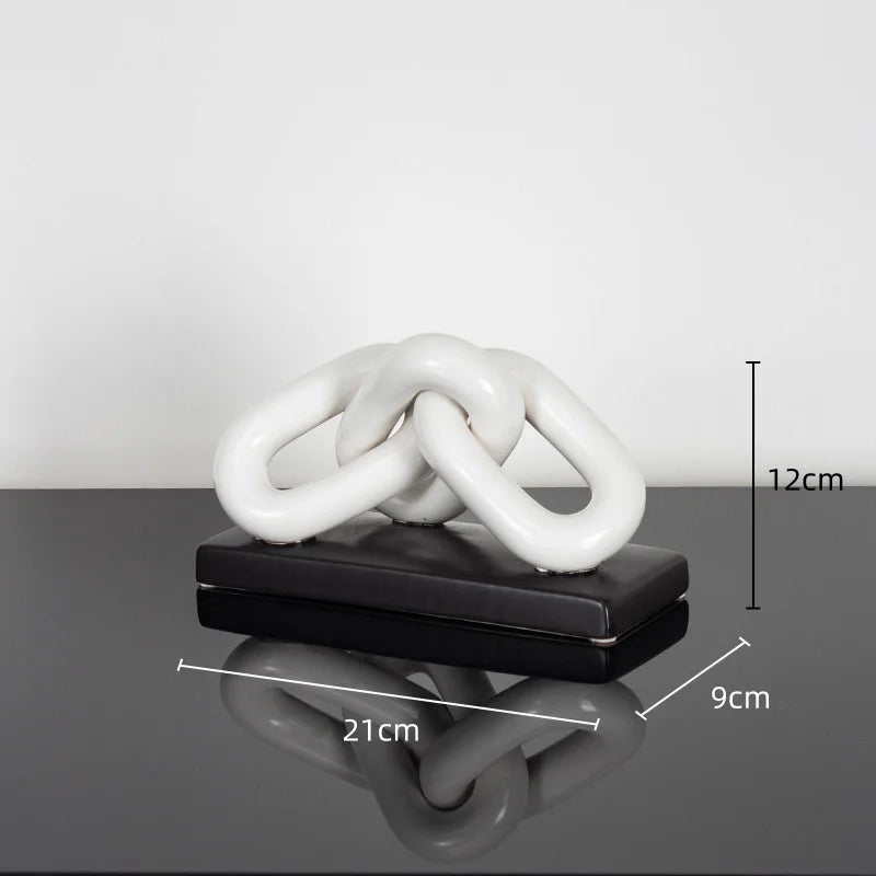 DecorBites™ Golden Chain Skeleton Lock Home Decoration Figurine