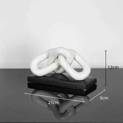 DecorBites™ Golden Chain Skeleton Lock Home Decoration Figurine