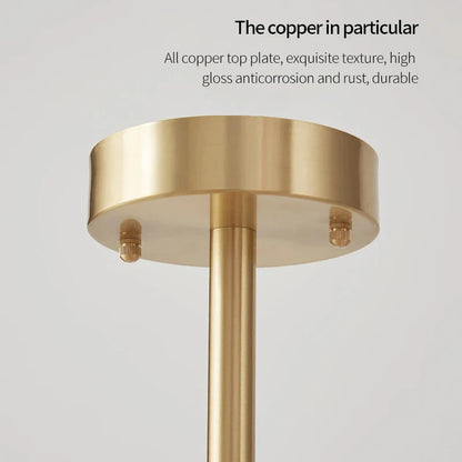 DecorBites™ Crystal Chandelier: Modern Brass Luxury for Living Room & Bedroom