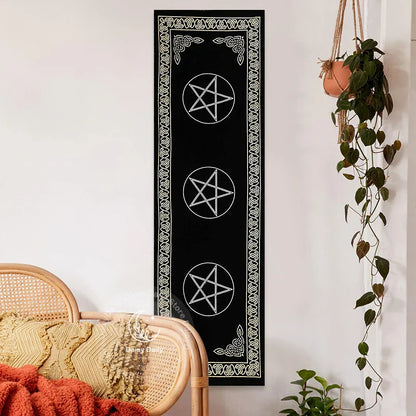 Decobites Indian Three Pentagram Tapestry Wall Hanging for Boho Room Decor