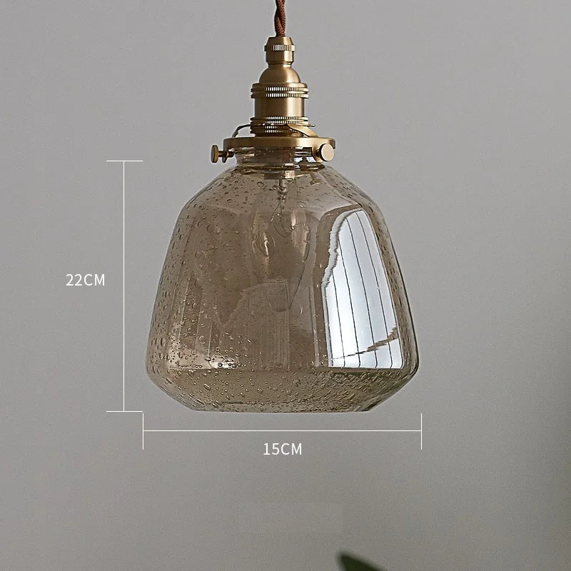 DecorBites™ Glass LED Pendant Lamp for Home Indoor Lighting, Nordic Modern Hanglamp