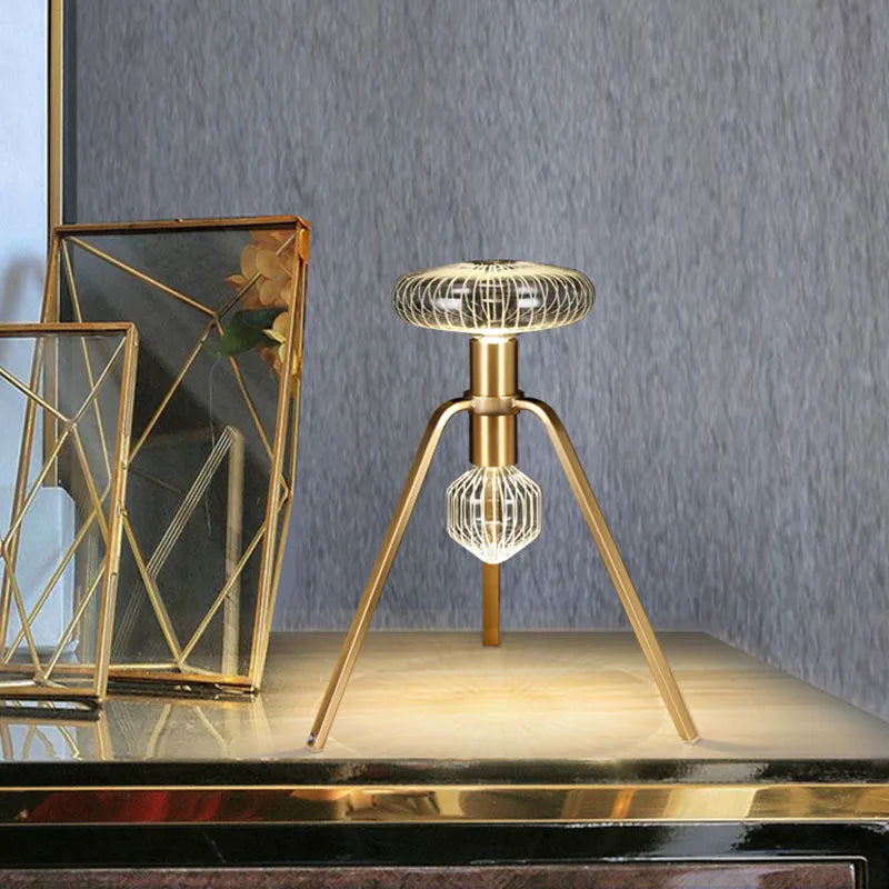 DecorBites™ Glass Tubes LED Chandelier: Modern Luxury for Living Room, Bedroom, Hotel & Aisle