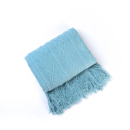 DecorBites™ Cozy Knit Throw Blanket