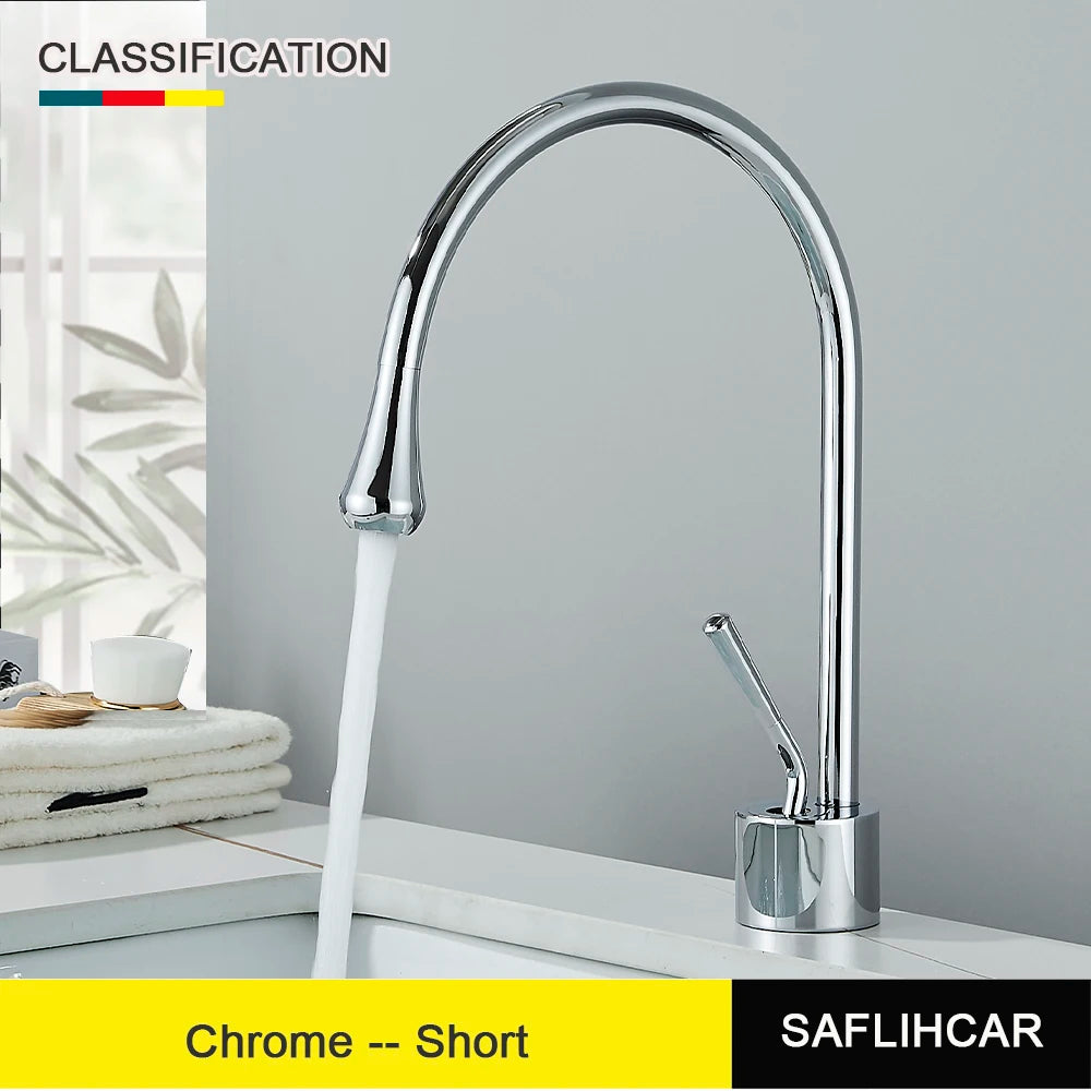 Brushed Gold Bathroom Basin Faucet