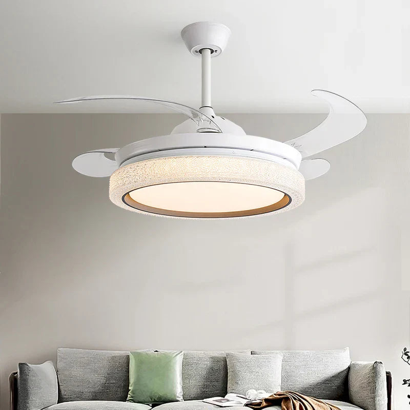 DecorBites™ Invisible Chandelier LED Ceiling Fan with Light: High-Quality & Wholesale Price