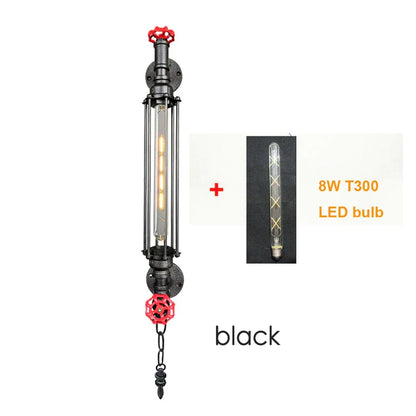 DecorBites™ Industrial Pipe LED Wall Sconce for Bedside Bedroom Aisle Cafe Restaurant