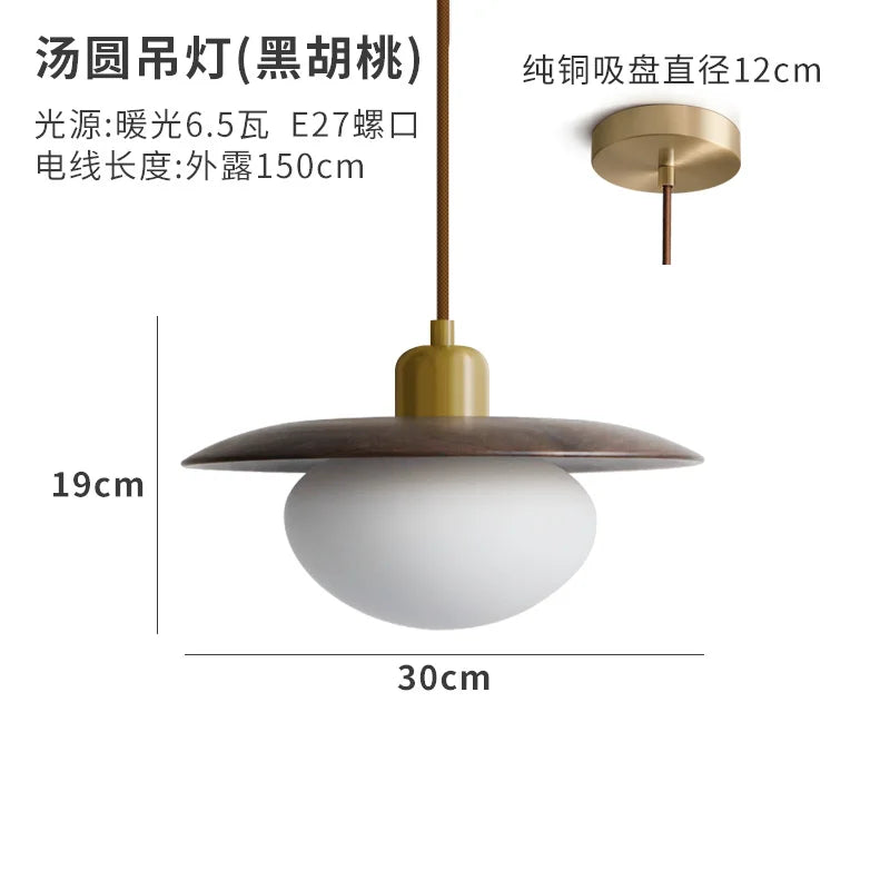 Lámparas colgantes DecorBites™ Cream Wind LED E27, minimalistas y modernas, para isla de cocina