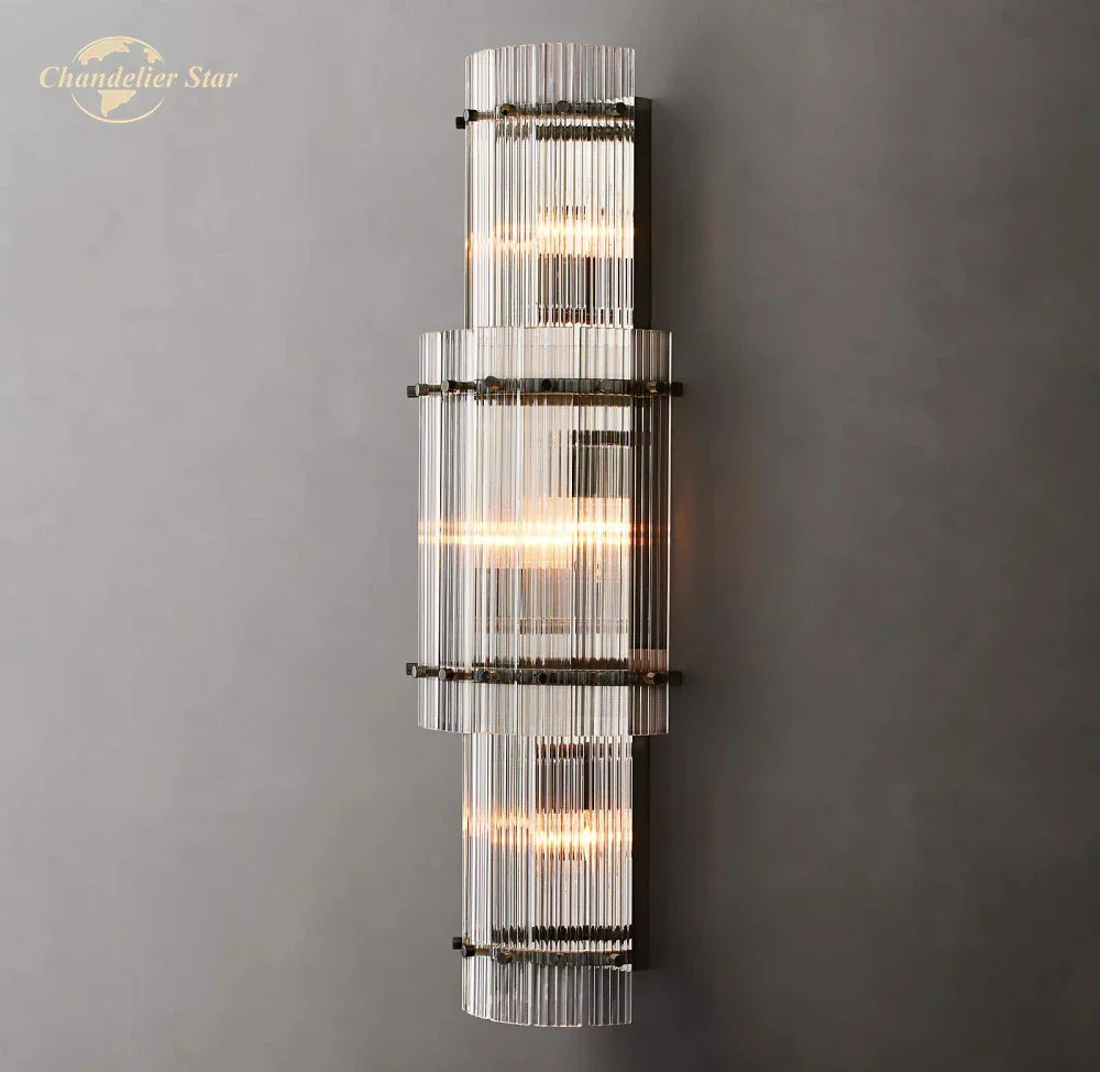 DecorBites™ LED Glass San Marco Round Wall Lamp for Living Room Bedroom Bathroom Decor