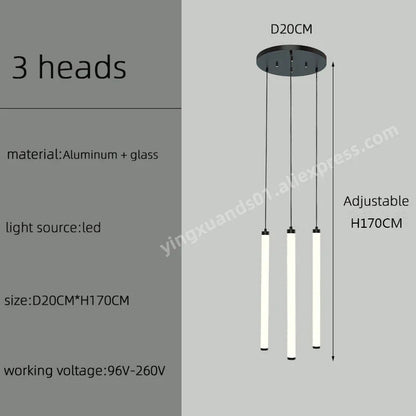 DecorBites™ LED Staircase Chandelier for Home Hotel Hall Lighting