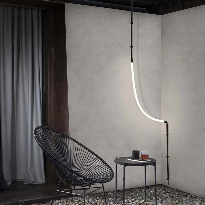 DecorBites™ LED Chandelier: Modern Minimalist Design for Luxury Home Decor