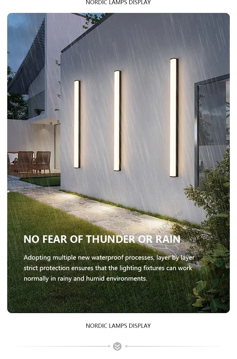 DecorBites™ Waterproof LED Outdoor Wall Light