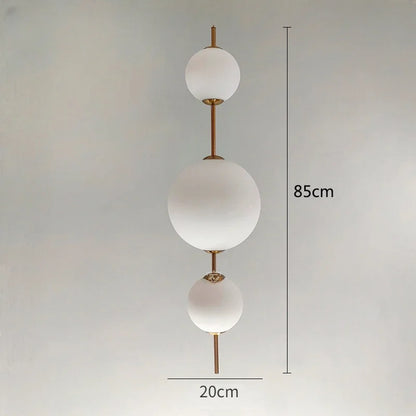 Lámpara colgante LED con bola de cristal DecorBites™ para restaurantes, cafeterías, dormitorios y cocinas modernas.