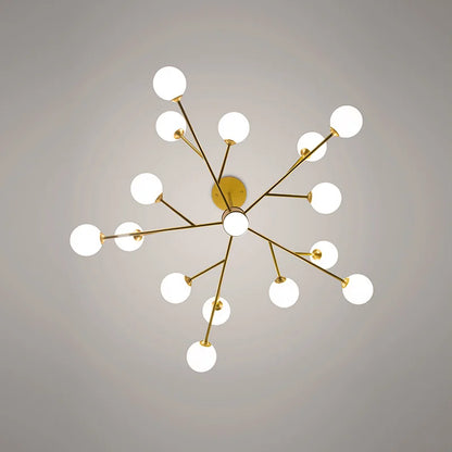 DecorBites™ Black Chandelier: Luxury Glass Pendant Lights for Living Room, Bedroom, and Restaurant