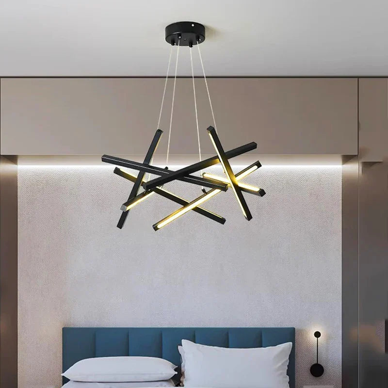DecorBites™ LED Chandelier Lighting for Living Room Bedroom Dining Salon Indoor - Pendant Lamp & Room Decor