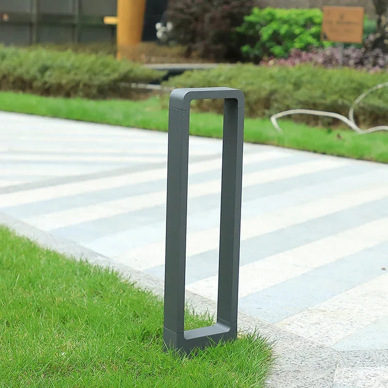 Lámpara de jardín LED DecorBites™: Luz de jardín moderna de aluminio impermeable de 10 W para patios de villas y bolardos.