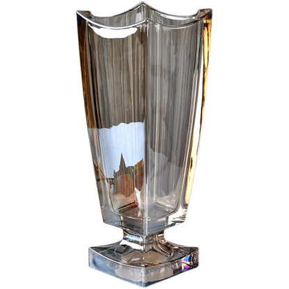 DecorBites™ Large Crystal Glass Fruit Plate | Elegant Home Luxury Decor Ornaments