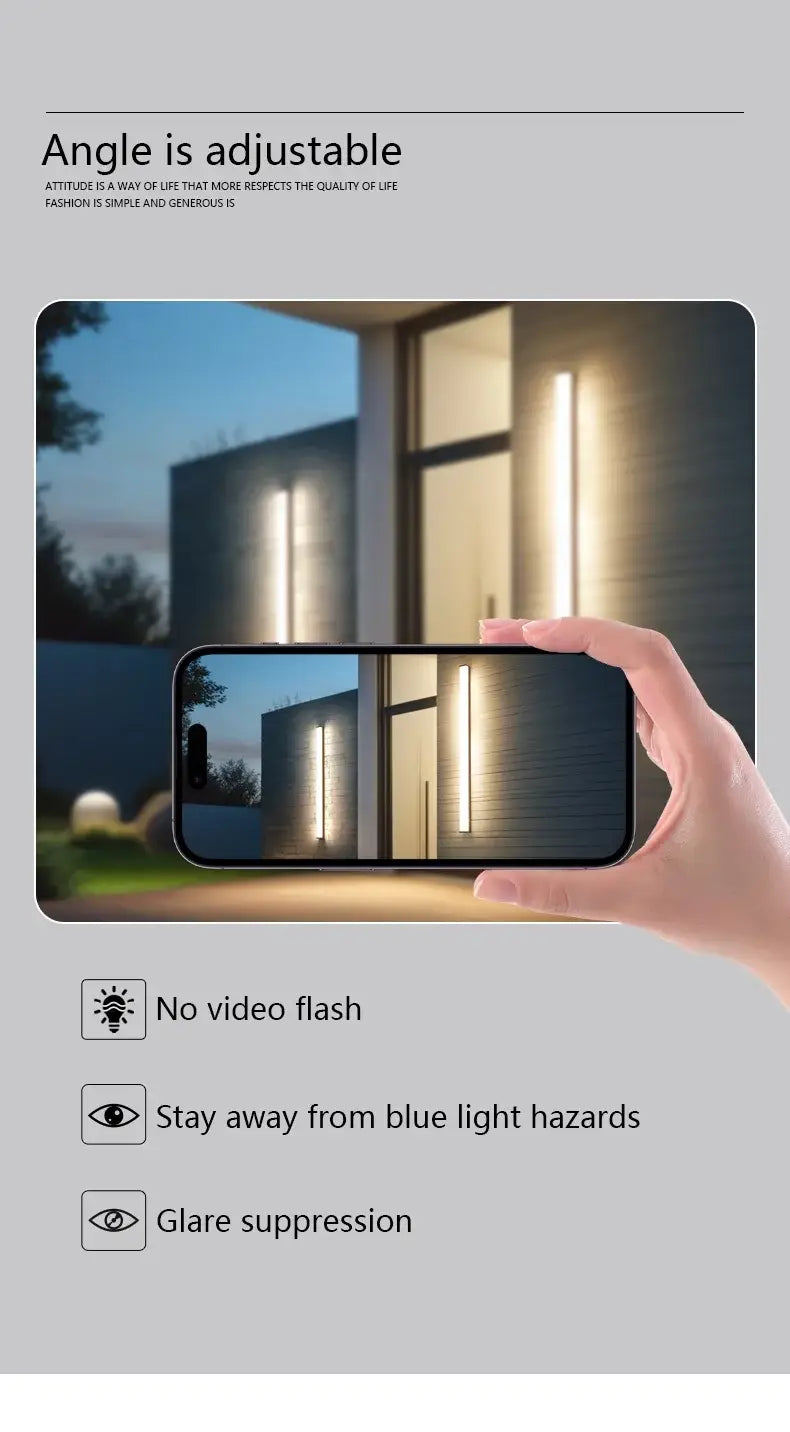 DecorBites™ Waterproof LED Outdoor Wall Light