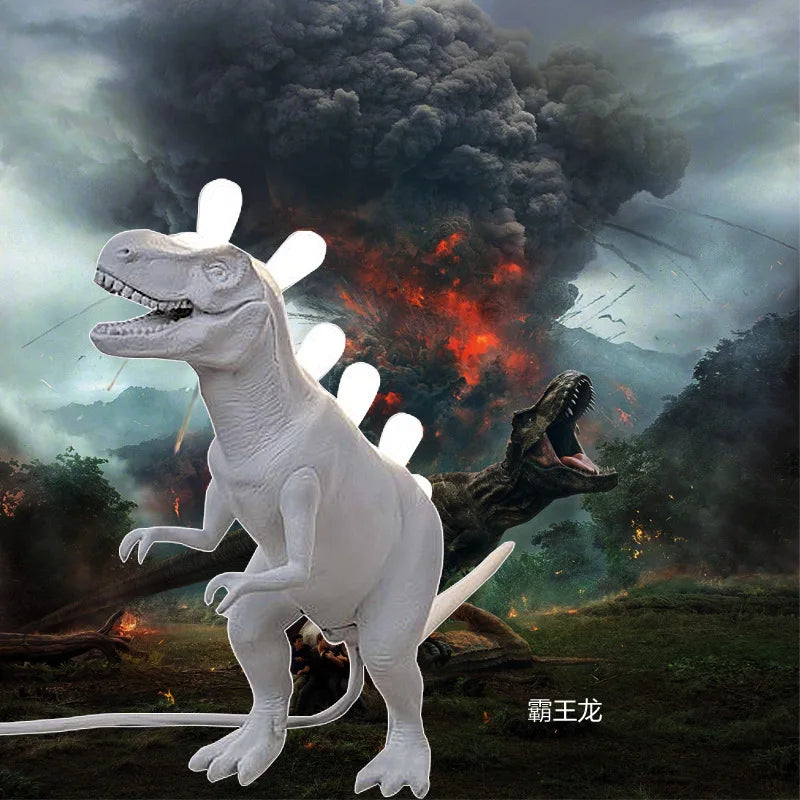 DecorBites™ Brontosaurus T-Rex Dinosaur Resin LED Desk Lamp for Bedroom Home Decor