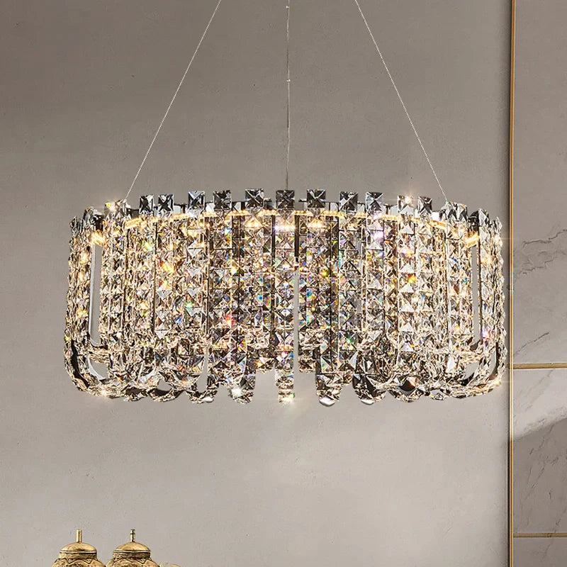 DecorBites™ Crystal Pendant Ceiling Lamp LED Luxury Hanging Light