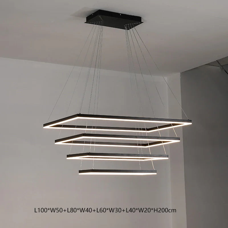 DecorBites™ LED Acrylic Pendant Lights Modern Hanging Lamp for Dining Room Kitchen Loft Decor