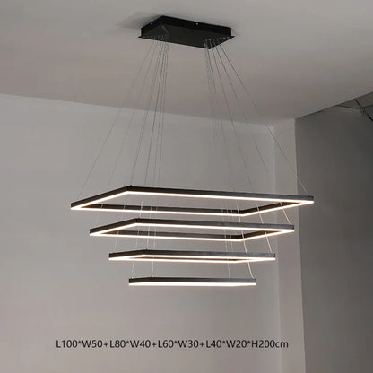DecorBites™ LED Acrylic Pendant Lights Modern Hanging Lamp for Dining Room Kitchen Loft Decor