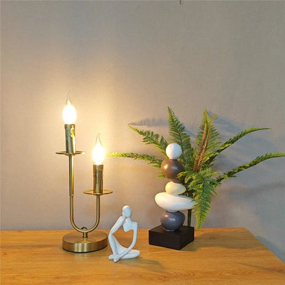 DecorBites™ Industrial Retro Candle Floor Lamp for Living Room Bedroom Study