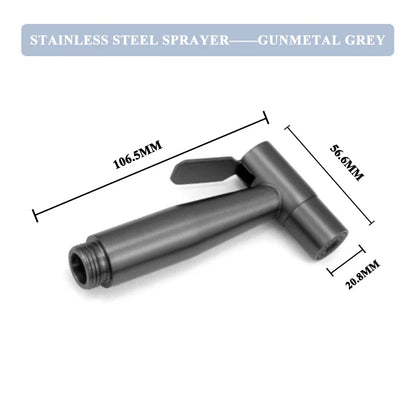 DecorBites™ Gold Bidet Faucet Handheld Sprayer Single Cold Water Tap Hygienic Toilet Shower